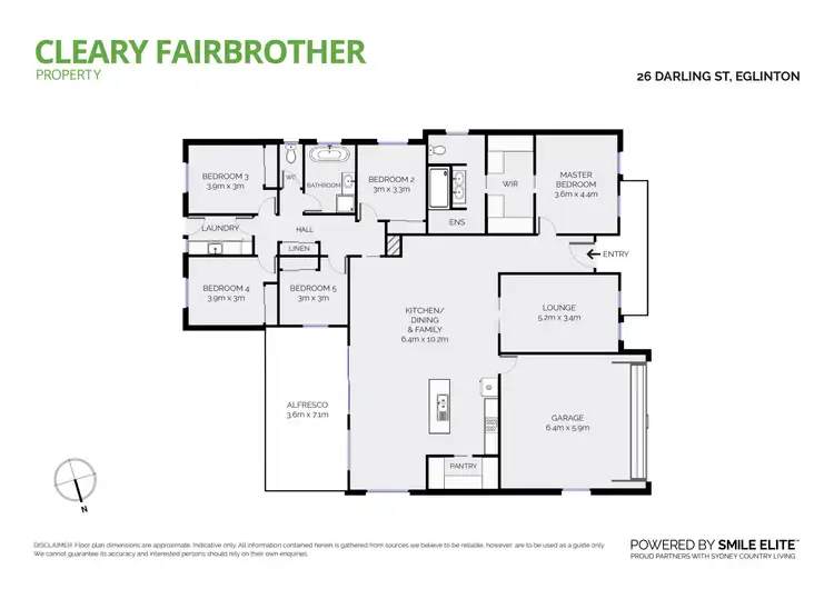 Floorplan of Homely house listing, 26 Darling Street, Eglinton NSW 2795