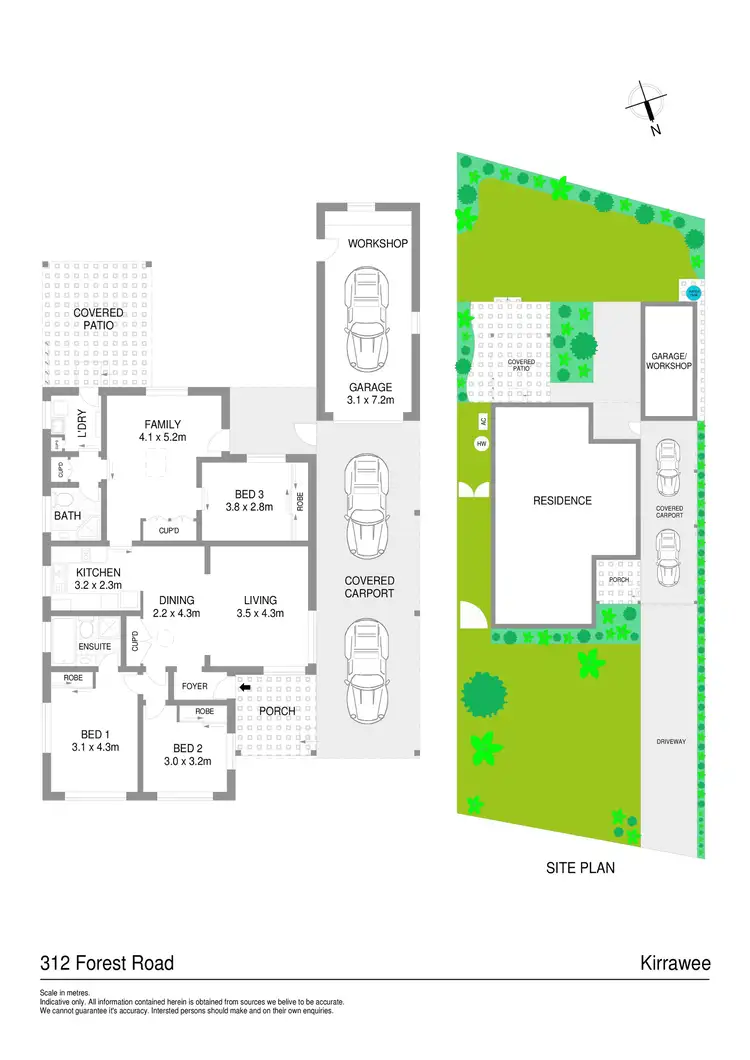 Floorplan of Homely house listing, 312 Forest Road, Kirrawee NSW 2232