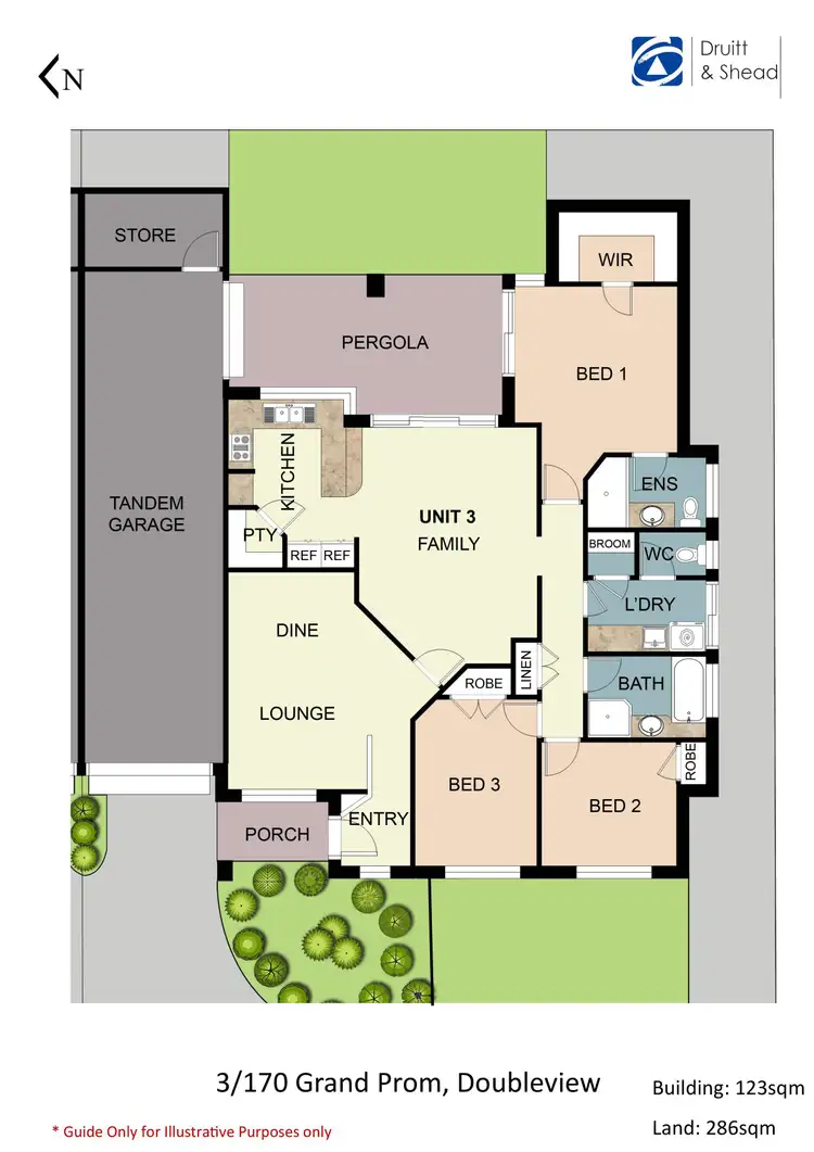 Floorplan of Homely villa listing, 3/170 Grand Promenade, Doubleview WA 6018