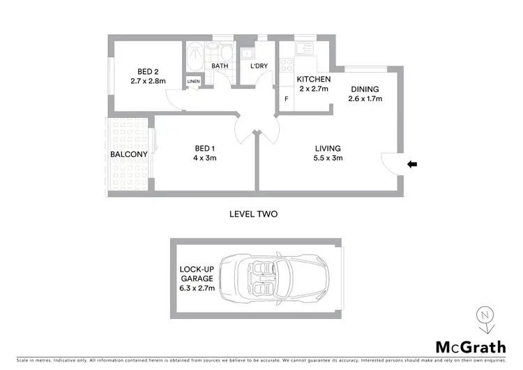 Floorplan of Homely unit listing, 6/7 Burdett Street, Hornsby NSW 2077