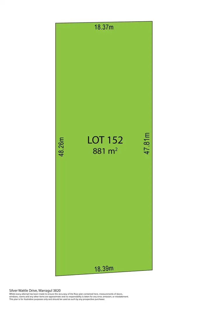 Floorplan of Homely land listing, 38 Silver Wattle Drive, Warragul VIC 3820