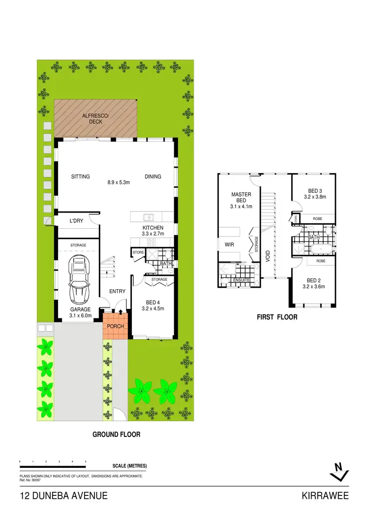 Floorplan of Homely house listing, 12a Duneba Avenue, Kirrawee NSW 2232