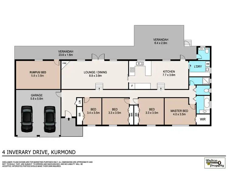 Floorplan of Homely house listing, 4 Inverary Drive, Kurmond NSW 2757