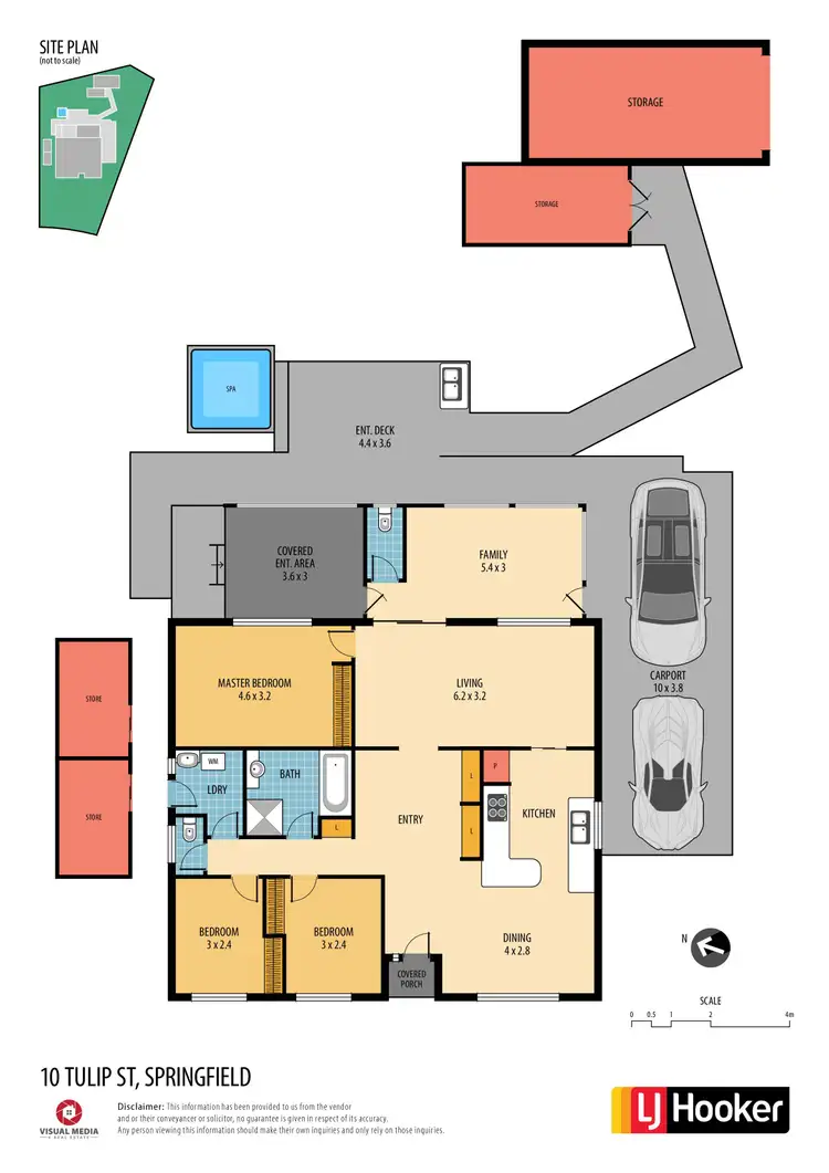 Floorplan of Homely house listing, 10 Tulip Street, Springfield NSW 2250