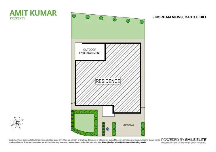Floorplan of Homely house listing, 5 Norham Mews, Castle Hill NSW 2154