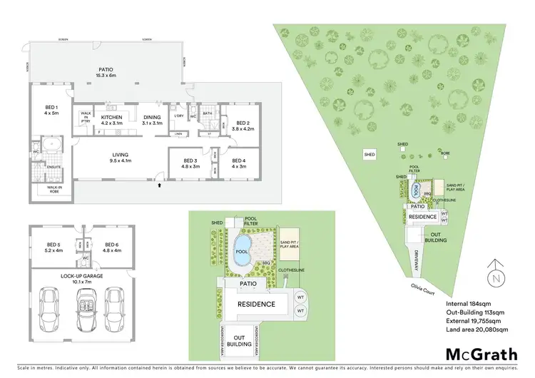 Floorplan of Homely house listing, 6 Olivia Court, Alligator creek QLD 4816