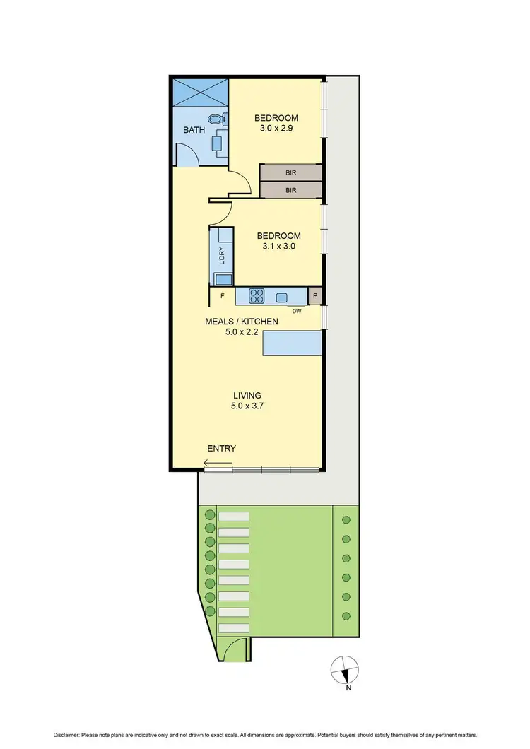 Floorplan of Homely apartment listing, 2/139 Woodland Street, Essendon VIC 3040