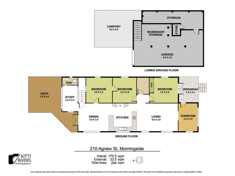 Floorplan of Homely house listing, 210 Agnew Street, Morningside QLD 4170
