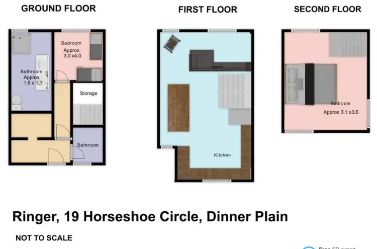 Floorplan of Homely house listing, 19 Horseshoe Circle, Dinner Plain VIC 3898
