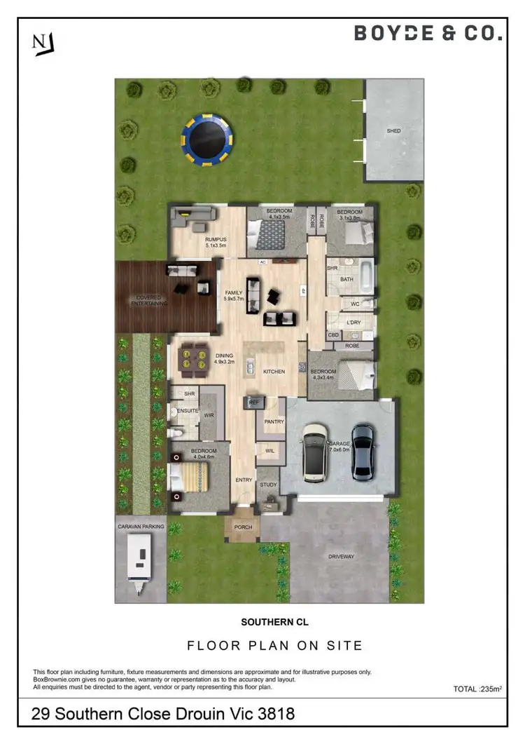 Floorplan of Homely house listing, 29 Southern Close, Drouin VIC 3818