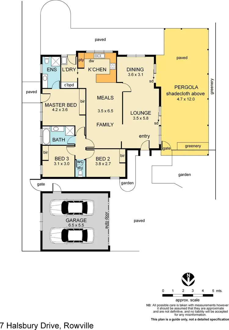 Floorplan of Homely house listing, 7 Halsbury Drive, Rowville VIC 3178