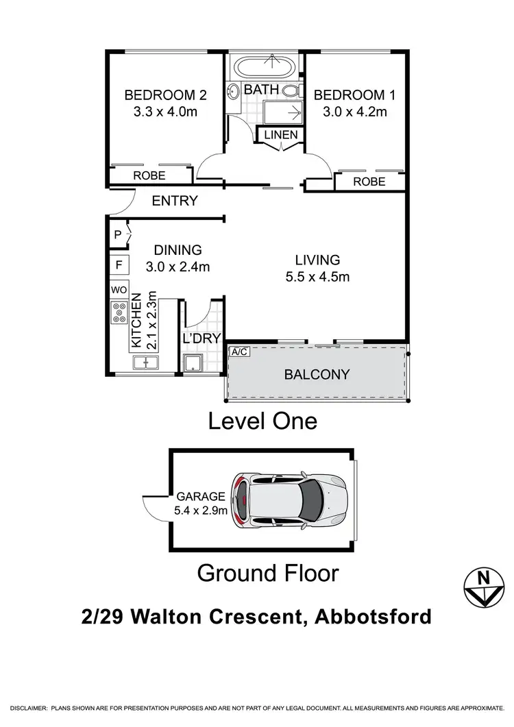Floorplan of Homely apartment listing, 2/29 Walton Crescent, Abbotsford NSW 2046