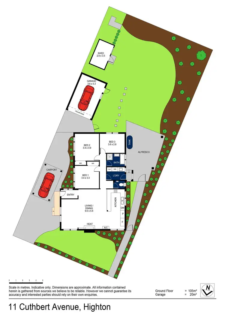 Floorplan of Homely house listing, 11 Cuthbert Avenue, Highton VIC 3216