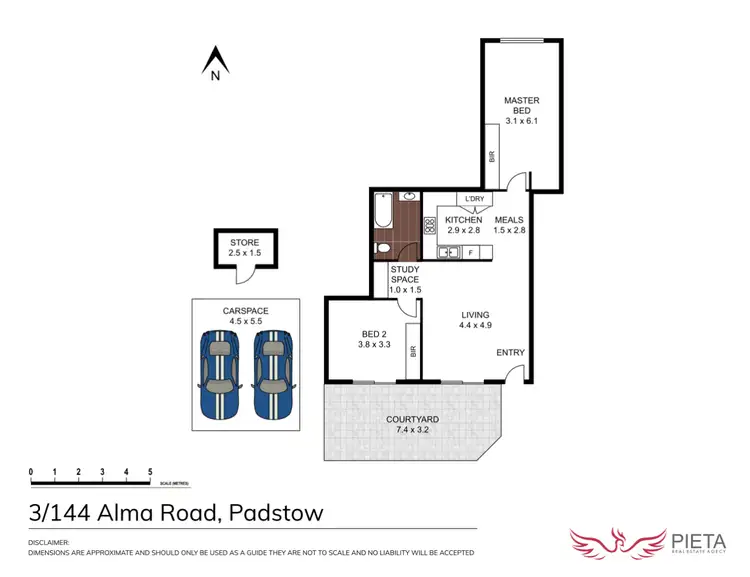 Floorplan of Homely unit listing, 3/144 Alma Road, Padstow NSW 2211