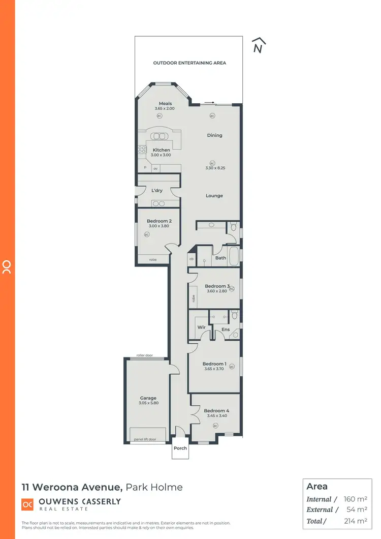 Floorplan of Homely house listing, 11 Weroona Avenue, Park Holme SA 5043