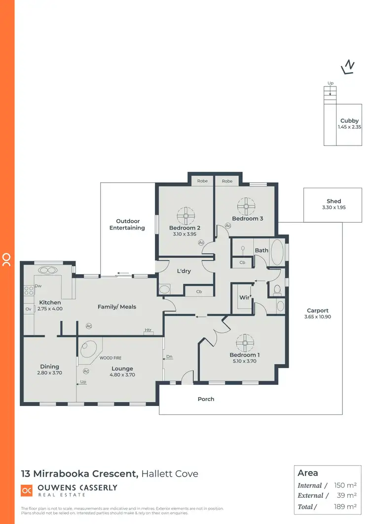 Floorplan of Homely house listing, 13 Mirrabooka Crescent, Hallett Cove SA 5158