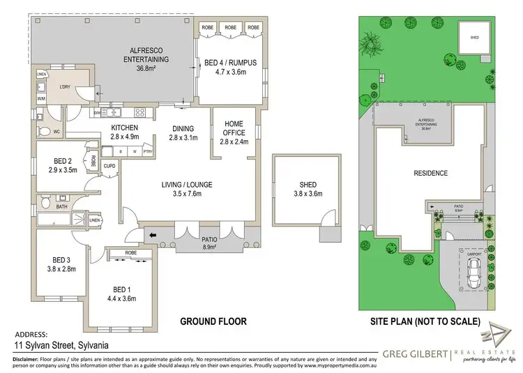 Floorplan of Homely house listing, 11 Sylvan Street, Sylvania NSW 2224