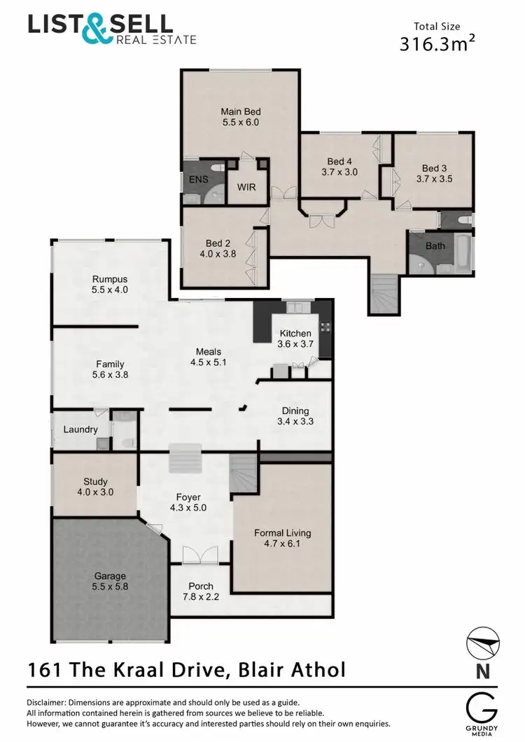 Floorplan of Homely house listing, 161 The Kraal Drive, Blair Athol NSW 2560