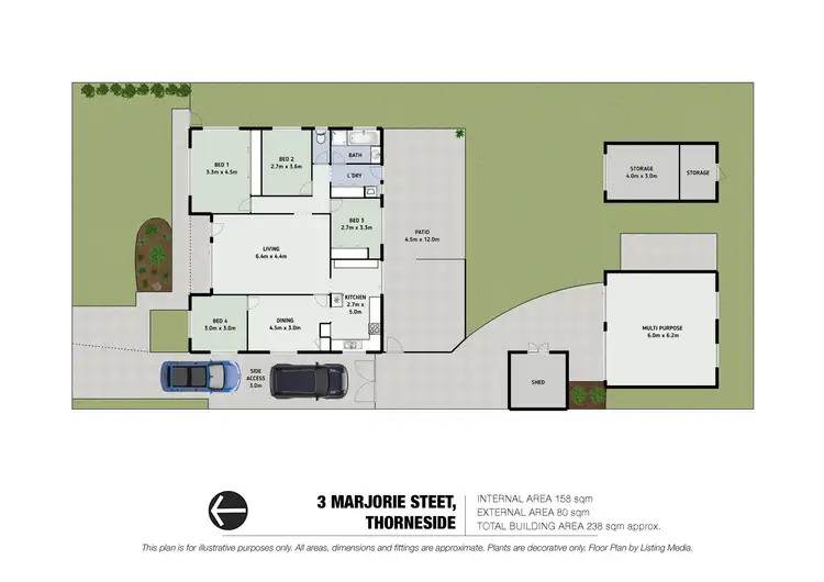 Floorplan of Homely house listing, 3 Marjorie Street, Thorneside QLD 4158