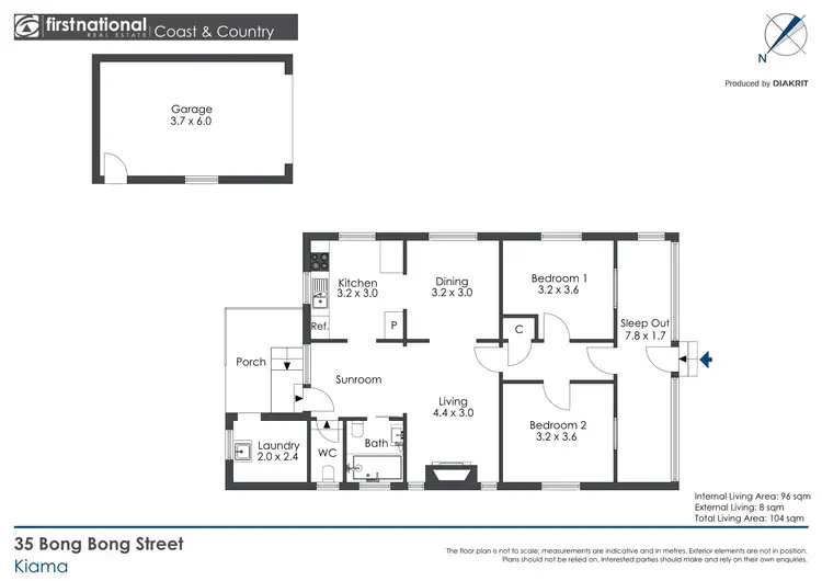 Floorplan of Homely house listing, 35 Bong Bong Street, Kiama NSW 2533