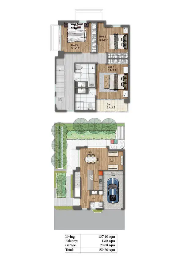 Floorplan of Homely house listing, 3/31 Cresdee Road, Campbelltown SA 5074