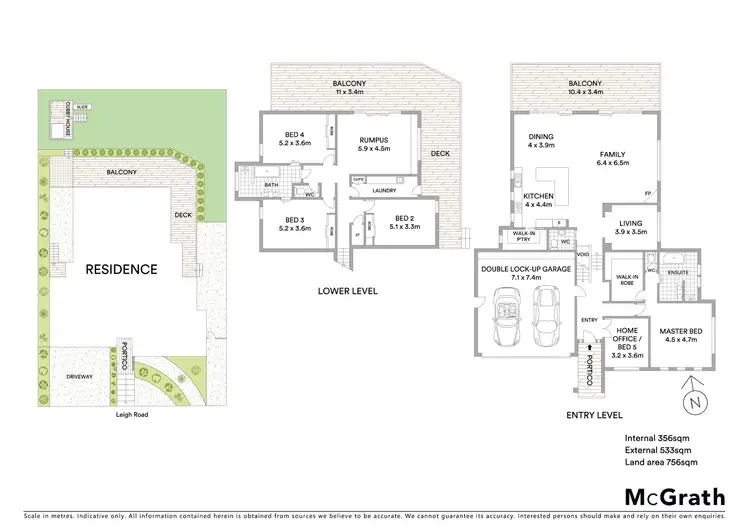 Floorplan of Homely house listing, 96 Leigh Road, Highton VIC 3216