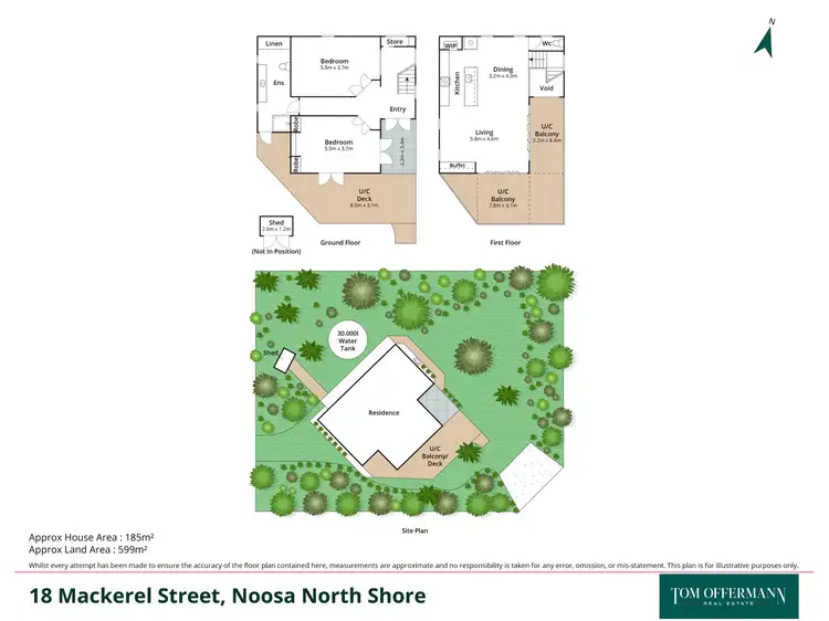 Floorplan of Homely house listing, 18 Mackerel Street, Noosa North Shore QLD 4565