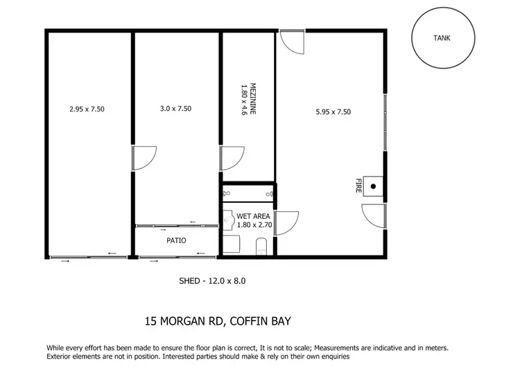 Floorplan of Homely land listing, 15 Morgan Road, Coffin Bay SA 5607