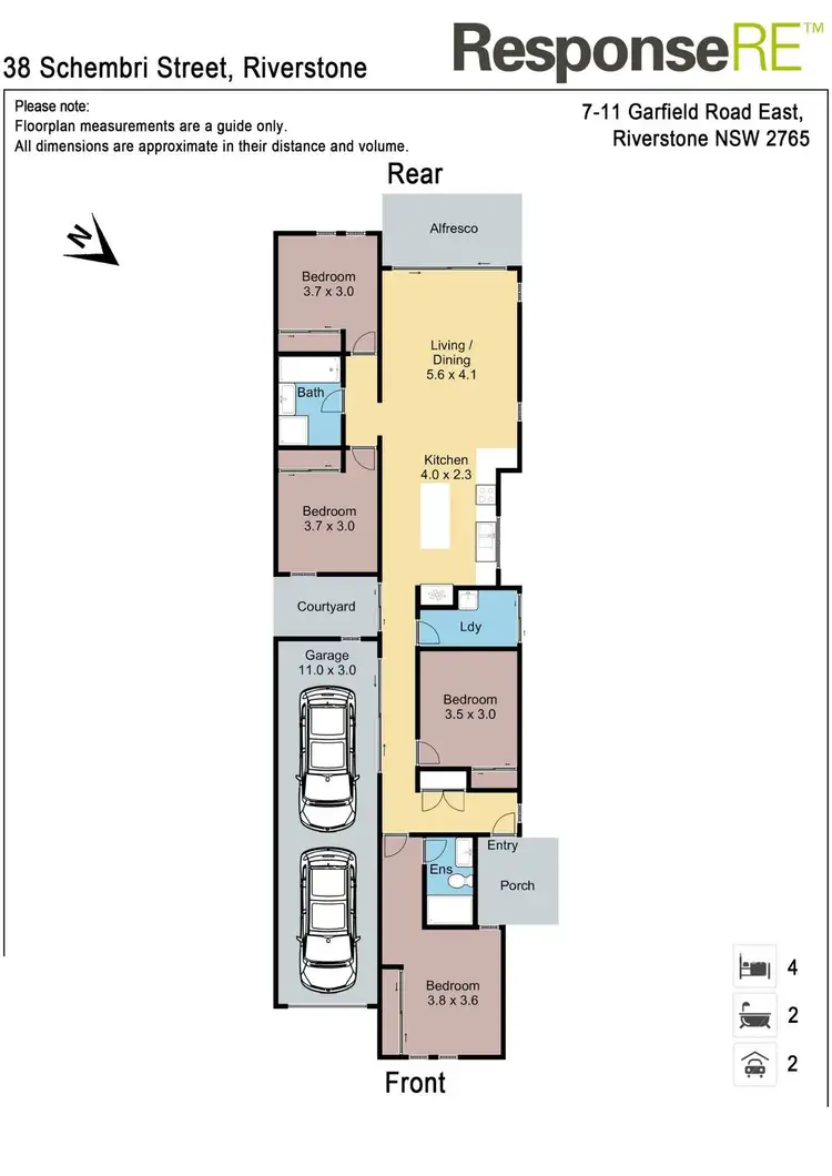 Floorplan of Homely house listing, 38 Schembri Street, Riverstone NSW 2765
