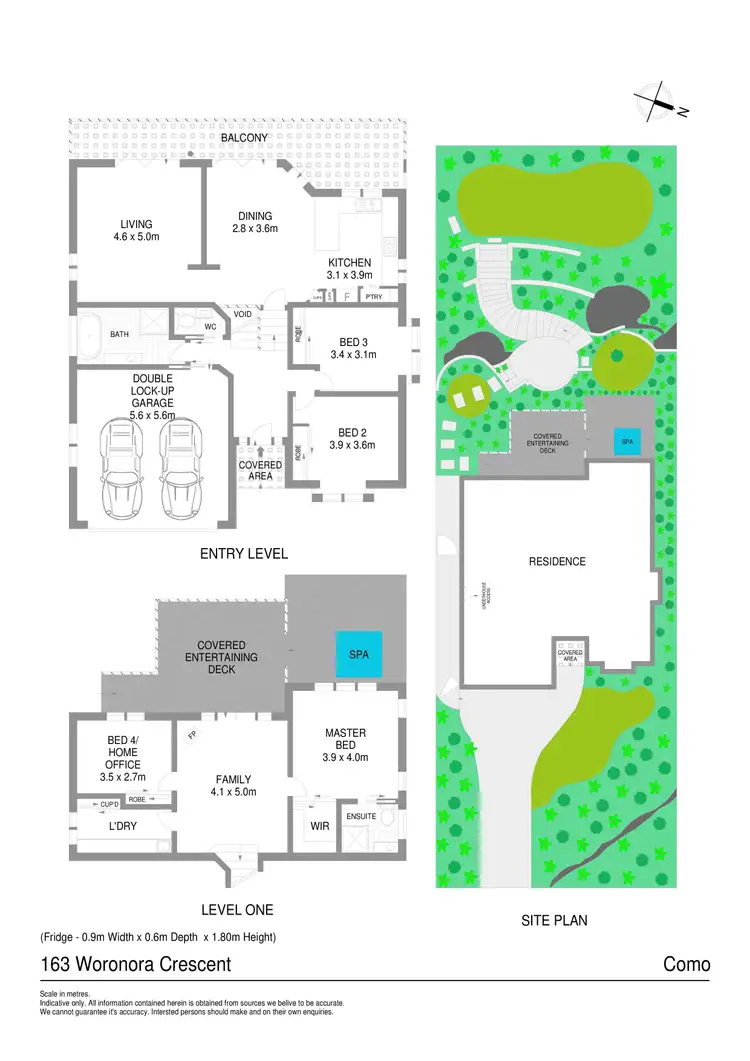 Floorplan of Homely house listing, 163 Woronora Crescent, Como NSW 2226