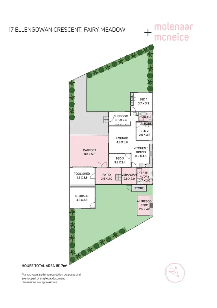 Floorplan of Homely house listing, 17 Ellengowan Crescent, Fairy Meadow NSW 2519