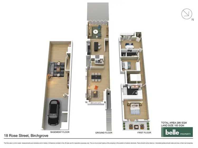 Floorplan of Homely house listing, 18 Rose Street, Birchgrove NSW 2041