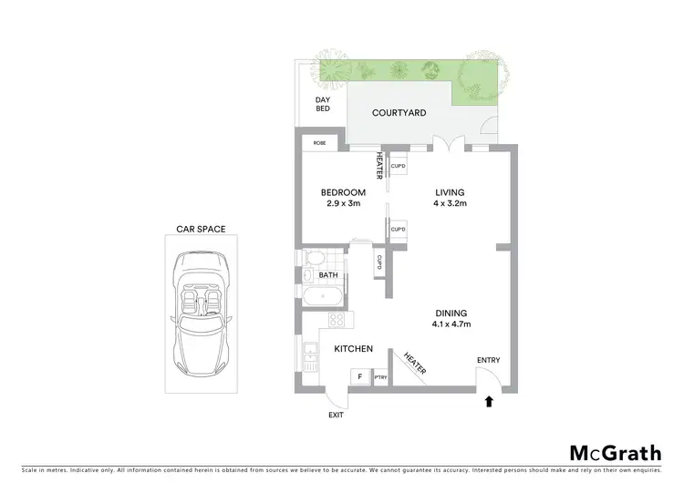 Floorplan of Homely apartment listing, 1/12 Vale Street, St Kilda VIC 3182