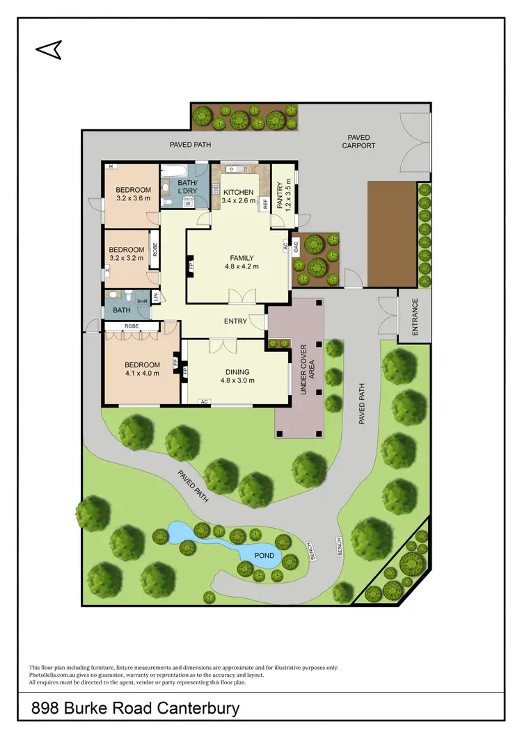 Floorplan of Homely house listing, 898 Burke Road, Canterbury VIC 3126