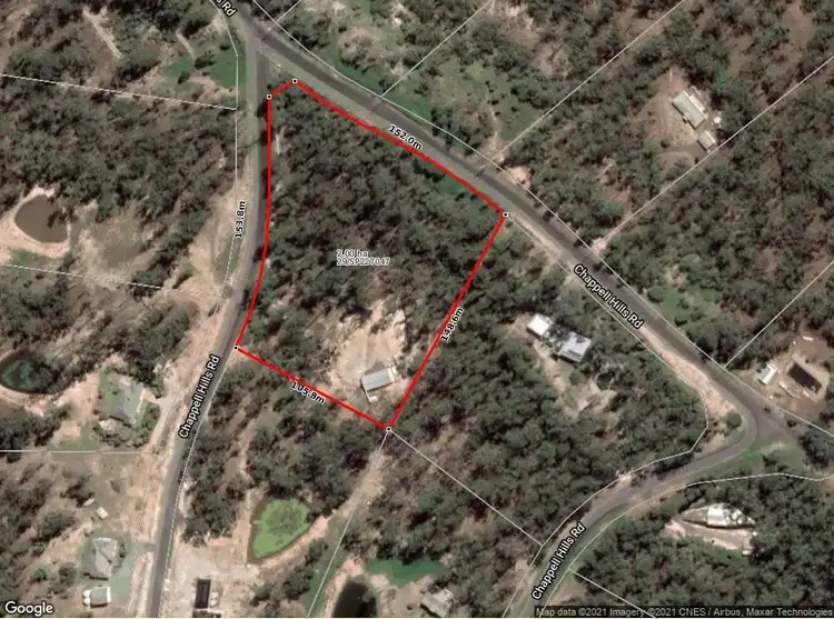 Floorplan of Homely land listing, 202 Chappell Hills Road, South Isis QLD 4660