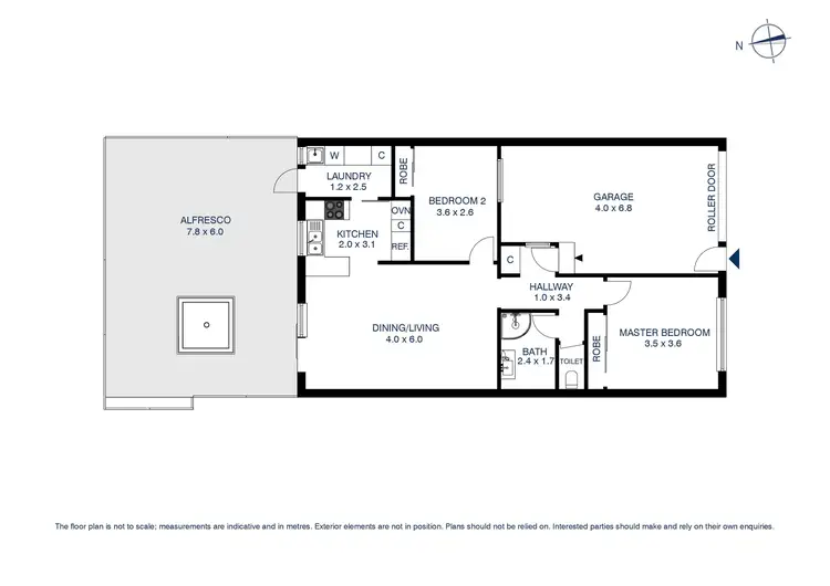 Floorplan of Homely villa listing, 18/1 Myrtle Street, Prospect NSW 2148