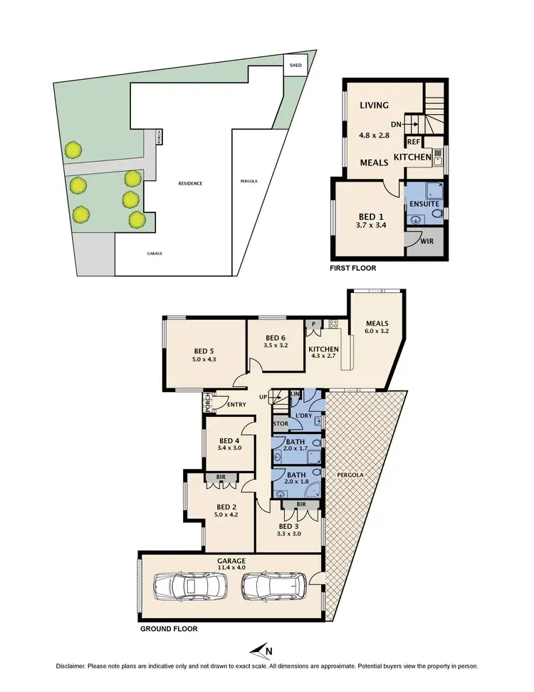 Floorplan of Homely house listing, 21 Green Avenue, Kingsbury VIC 3083