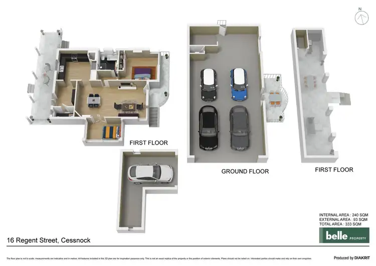 Floorplan of Homely house listing, 16 Regent Street, Cessnock NSW 2325