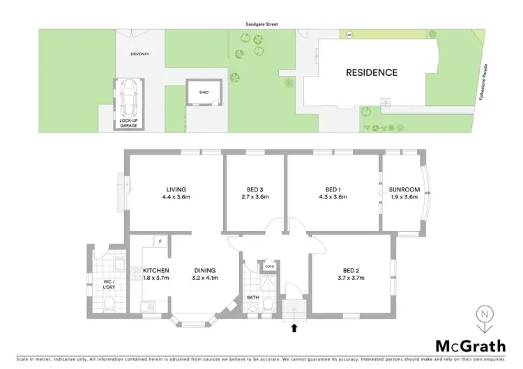 Floorplan of Homely house listing, 18 Folkestone Parade, Botany NSW 2019