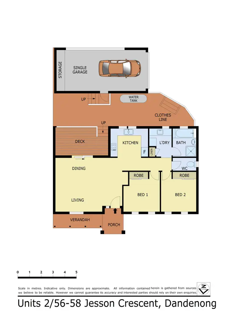 Floorplan of Homely unit listing, 2/56-58 Jesson Crescent, Dandenong VIC 3175