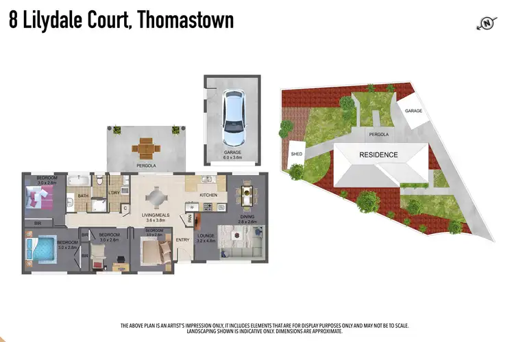 Floorplan of Homely house listing, 8 Lilydale Court, Thomastown VIC 3074