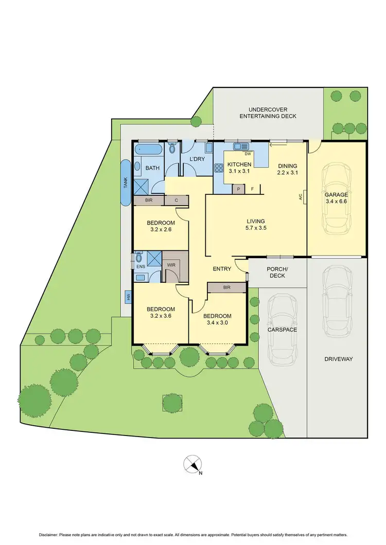 Floorplan of Homely unit listing, 1/25 Minerva Crescent, Keilor Downs VIC 3038