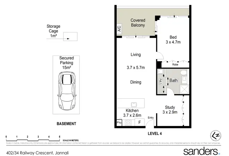 Floorplan of Homely apartment listing, 402/34-38 Railway Crescent, Jannali NSW 2226