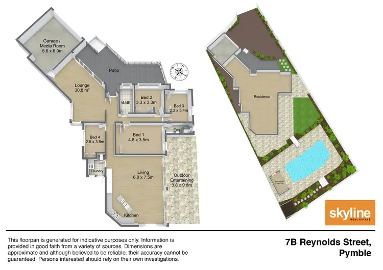 Floorplan of Homely house listing, 7b Reynolds Street, Pymble NSW 2073