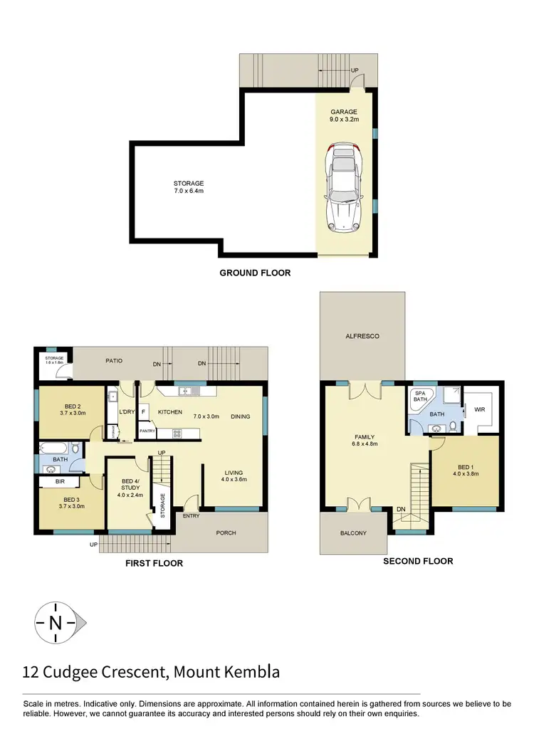 Floorplan of Homely house listing, 12 Cudgee Crescent, Mount Kembla NSW 2526