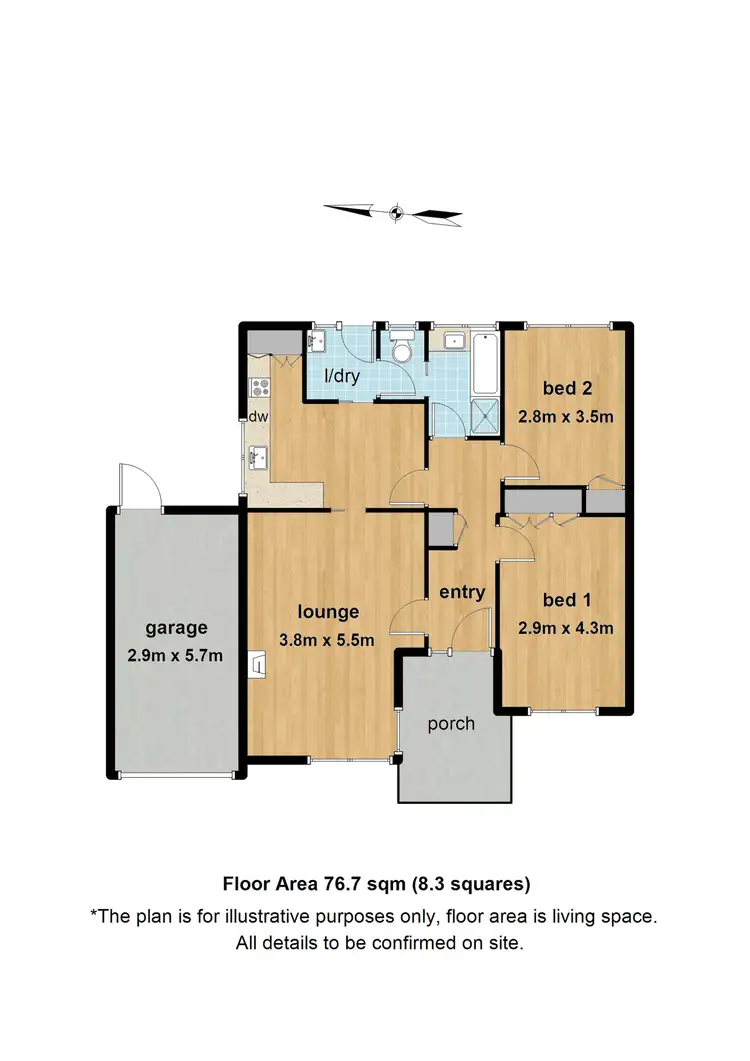 Floorplan of Homely unit listing, 2/10 Elamo Road, Healesville VIC 3777