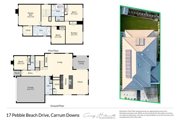 Floorplan of Homely house listing, 17 Pebble Beach Drive, Carrum Downs VIC 3201