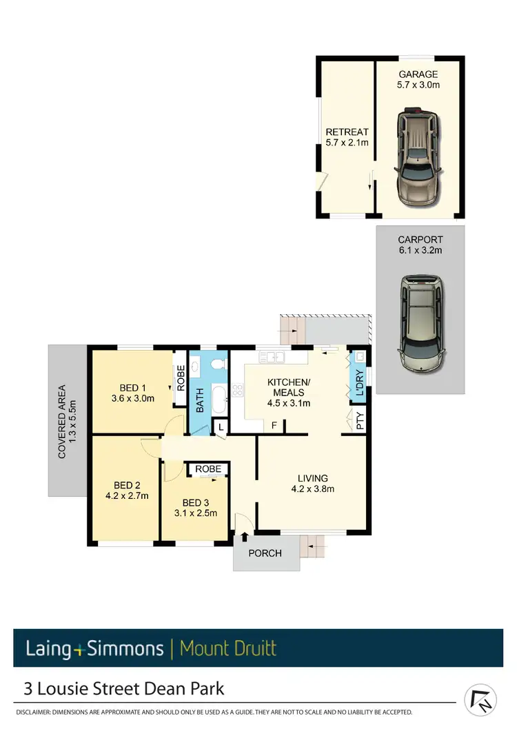 Floorplan of Homely house listing, 3 Louise Street, Dean Park NSW 2761