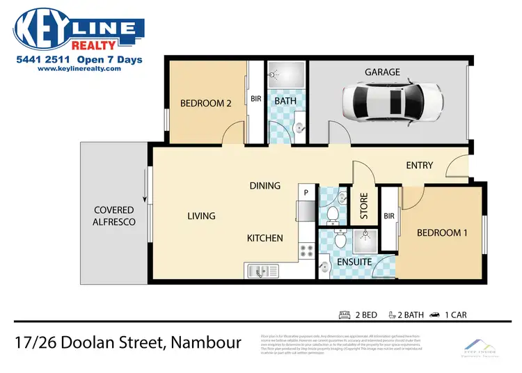 Floorplan of Homely unit listing, 17/26 Doolan Street, Nambour QLD 4560