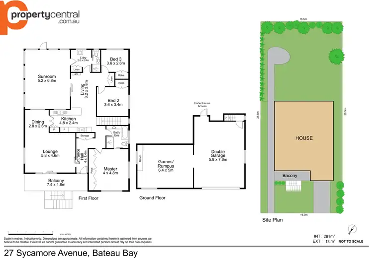 Floorplan of Homely house listing, 27 Sycamore Avenue, Bateau Bay NSW 2261